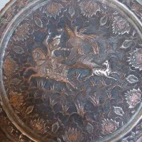 سینی مسی قلم زنی
