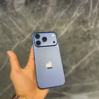 آیفون ۱۷ پرو آبی و سیلور  لازرورق