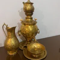 سماور زغالی برنجی