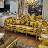 مبل خرچنگی منبتی چوب راش