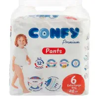 پوشک کانفی شورتی شماره ۶ .یک بسته