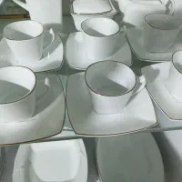 فنجان نعلبکی چینی لب طلایی نفیس، جهیزیه کادویی
