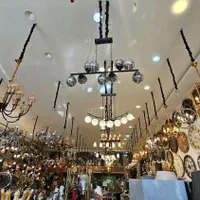 لوستر خطی 8 شعله انتیک برند شرکتی عمده و تک|لوستر و چراغ آویز|مشهد, توس (بلوار توس)|دیوار