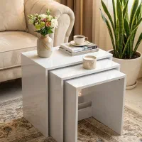 میز عسلی سه تیکه|مبلمان خانگی و میز عسلی|شاهین‌شهر, سعدی جنوبی|دیوار