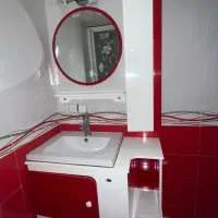 روشویی همراه باکس و آینه