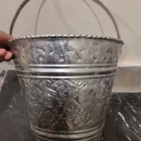 سطل قدیمی برنجی