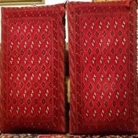 3 عدد پشتی ترکمنی دستباف کاملا نو (تک-جفت-سه تایی)