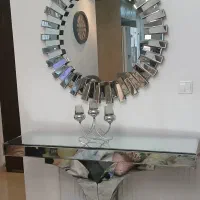 کنسول و اینه ست شیشه ای