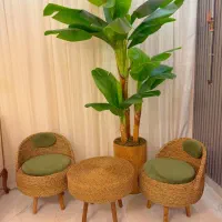 ست دونفره حصیری با میز