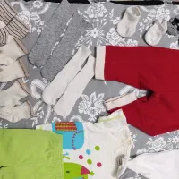 لباس سرهمی نوزادی تا ۶ماه باهم ۵۰۰|کفش و لباس بچه|تهران, شهادت|دیوار