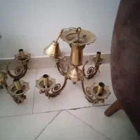 لوستر برنز اصل|لوستر و چراغ آویز|کرمانشاه, |دیوار