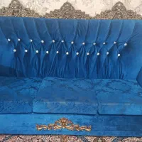 مبل هفت نفره سالم بدون کثیفی و فرو رفتگی