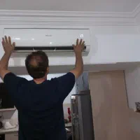 نصب انواع کولر اسپیلت|خدمات پیشه و مهارت|رشت, کوی مهر|دیوار