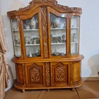 فروش ویترین چوبی|بوفه، ویترین، کنسول|برخوار, |دیوار