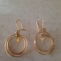 معاوضه گوشواره حلقه ایی طرح فرشته