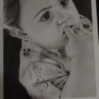 طراحی چهره/ سیاه قلم /نقاشی|تابلو، نقاشی، عکس|ایلام, |دیوار