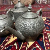 قوری و کتری قلم کاری شده قدیمی