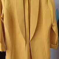 مانتو خردلی سایز 40