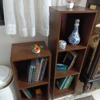 دو عدد طبقه  شلف  استند MDF