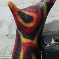 نی انبان|سازهای بادی|اصفهان, بهاران|دیوار