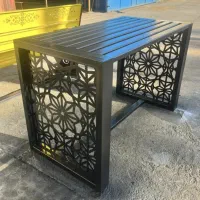 میز تمام فلز طرح دار|میز و صندلی غذاخوری|مرودشت, ده بید|دیوار