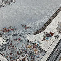 فرش ۷۰۰ شانه طرح آوینا نقره ای