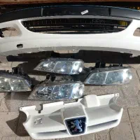 سپر و جلو پنجره و چراغ پژو پارس اصلی