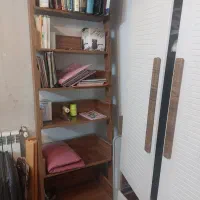 کتابخانه در حد نو|کتابخانه، شلف، قفسه‌های دیواری|تهران, دهکده المپیک|دیوار