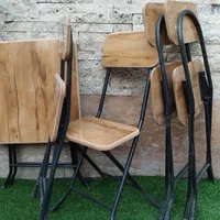 صندلی ام دی اف تاشو میز تاشو بالکنی ، باغی|صندلی و نیمکت|کرج, عظیمیه|دیوار