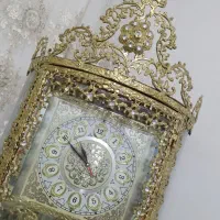 بوفه ساعت دار برنز