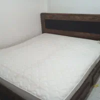 تخت خواب دونفره بزرگ با تشک دونفره طبی