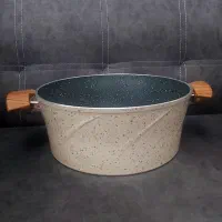 قابلمه گرانیتی بیزیم bizim رنگ کرم|ظروف پخت‌وپز|تهران, مجیدیه|دیوار