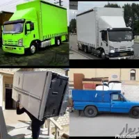 باربری(حجت بار)حمل اثاث خاور کامیون۶نیم متر کارگر
