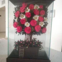 باکس گل شیشه ای