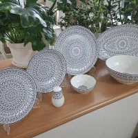 سرویس 6 نفره چینی طرح آریسا GK نو آکبند
