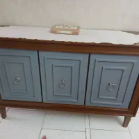 کنسول همراه با جاکفشی تمام چوب