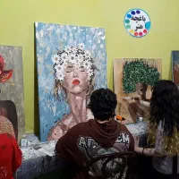 آموزش نقاشی مدرن و دکوراتیو