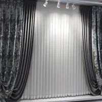 پرده طراحی ،دوخت نصب|پرده، رانر، رومیزی|تاکستان, |دیوار