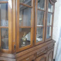 ویترین چوب گردو|بوفه، ویترین، کنسول|محمدشهر, سیدآباد|دیوار