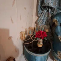 پرده و میز سالن پذیرایی|پرده، رانر، رومیزی|تهران, سازمان برنامه جنوبی|دیوار
