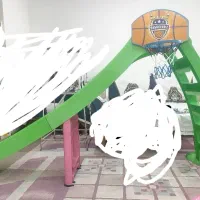 سرسره پنج پله با تور بسکتبال