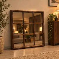 دو عدد عدد لوستر  چوبی دکوراتیو با ۳دیوارکوب