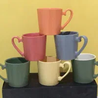 ماگ سرامیکی رنگ. بندی جعبه تک ویژه روز دانشجو|ظروف سرو و پذیرایی|تاکستان, |دیوار