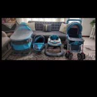 ست کامل کالسکه،روروئک،گهواره،کریر هستن