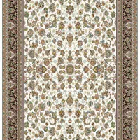 فرش افشان کرم /فرش ترنج دار کرم /700سنگین وزن