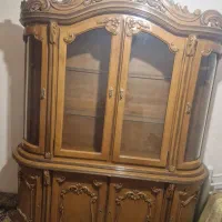 بوفه چوب گردو بسیار تمیز