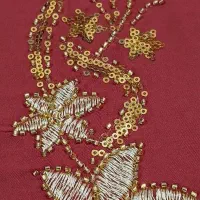 پارچه ملیله دوزی شده|لباس|کارون, |دیوار