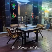 انواع صندلی ومیز چوبی آتشدان هیوا