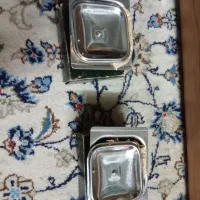 دو عدد قندان استیل آکبند
