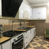 کابینت هایگلاس (۶متر بالا ۶متر پایین)+سینک ظرفشویی